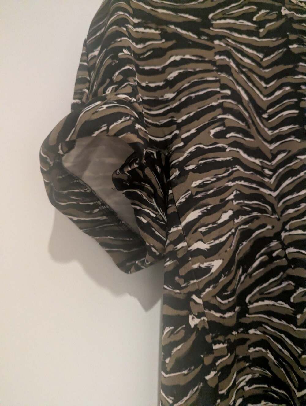 Just Cavalli Zebra Print Short Sleeve Dress Size 36 - Picture 2 of 9